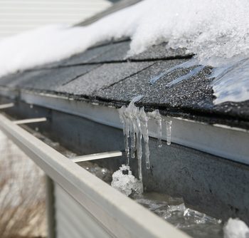 Frozen gutters and how to prevent it