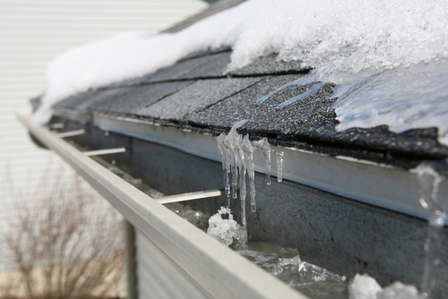 Frozen gutters and how to prevent it