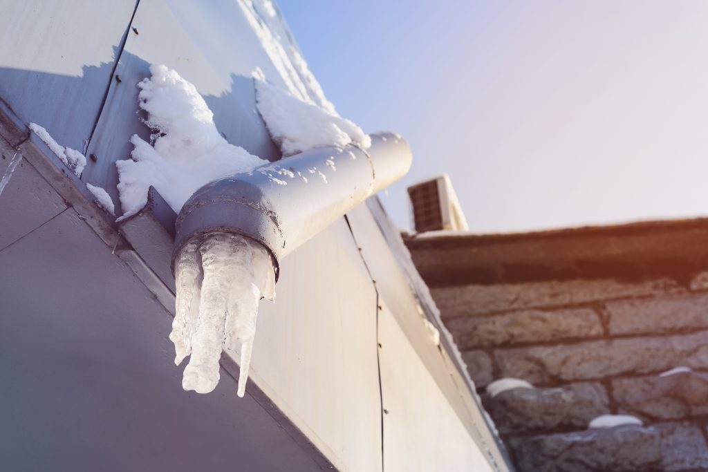 What to do if I have frozen gutters