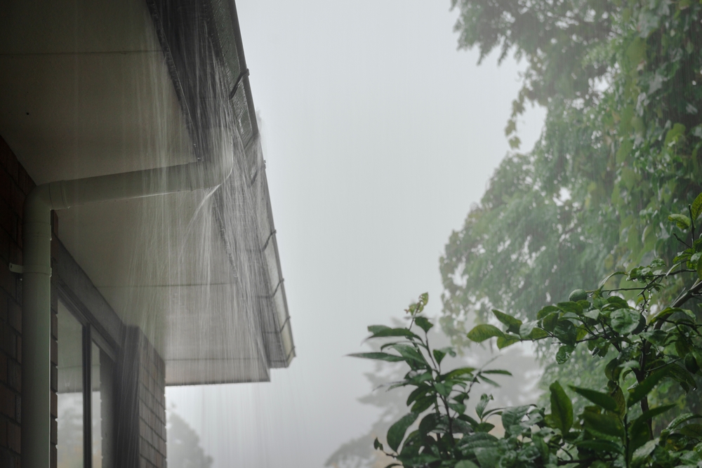 Water Overflowing Gutters