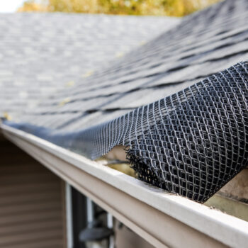 Close Up View of Gutter Guard